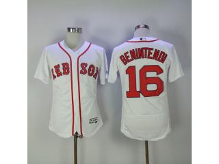 Boston Red Sox 16 Andrew Benintend Flexbase Baseball Jersey White