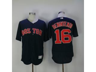 Boston Red Sox 16 Andrew Benintend Flexbase Baseball Jersey Navy Blue
