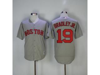 Boston Red Sox 19 Jackie Bradley Jr.Baseball Jersey Gray
