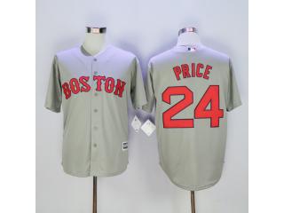 Boston Red Sox 24 David Price Baseball Jersey Gray