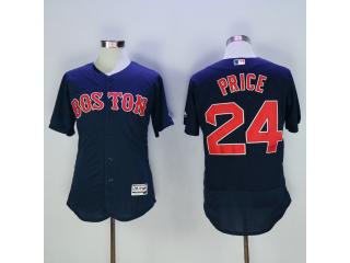 Boston Red Sox 24 David Price Flexbase Baseball Jersey Navy Blue