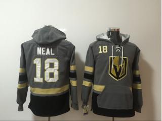 2018 Classic Vegas Golden Knights 18 James Neal Ice Hoodies Hockey Jersey Gray