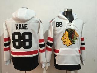 Classic Chicago Blackhawks 88 Patrick Kane Ice Hoodies Hockey Jersey White