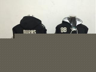 Classic San Jose Sharks 88 Brent Burns Ice Hoodies Hockey Jersey Black
