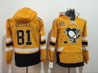 Classic Pittsburgh Penguins 81 Mary Hessel Ice Hoodies Hockey Jersey Yellow