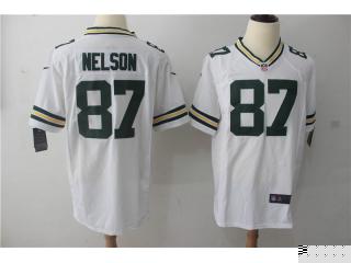 Green Bay Packers 87 Jordy Nelson Football Jersey White
