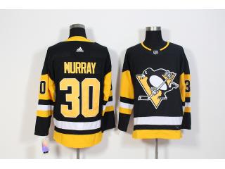 Adidas Pittsburgh Penguins 30 Matt Murray Ice Hockey Jersey Black