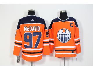 Adidas Edmonton Oilers 97 Connor McDavid Ice Hockey Jersey Orange