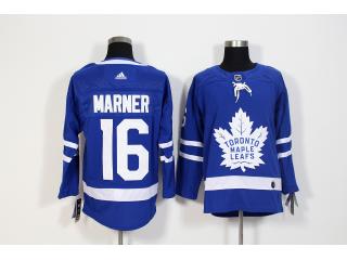2018 Adidas Toronto Maple Leafs 16 Mitch Marner Ice Hockey Jersey Blue