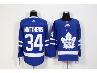2018 Adidas Toronto Maple Leafs 34 Auston Matthews Ice Hockey Jersey Blue