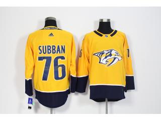 Adidas Nashville Predators 76 P.K Subban Ice Hockey Jersey Yellow