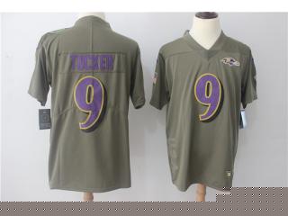 Baltimore Ravens 9 Justin Tucker Salute To Service Limited Jersey