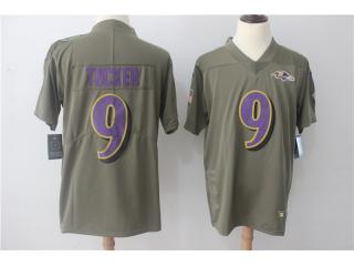 Baltimore Ravens 9 Justin Tucker Salute To Service Limited Jersey