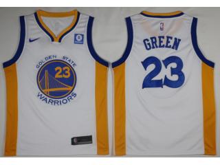 Nike Golden State Warrior 23 Draymond Green Basketball Jersey White Fan Edition