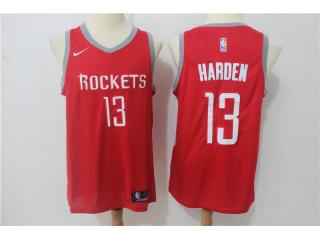 Nike Houston Rockets 13 James Harden Basketball Jersey Red Fan Edition