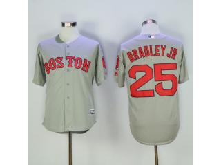 Boston Red Sox 25 Jackie Bradley Jr Baseball Jersey Gray