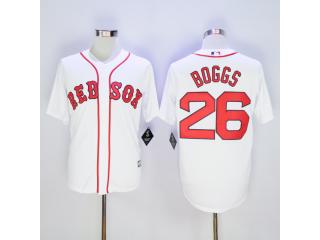 Boston Red Sox 26 Wade Boggs Baseball Jersey White