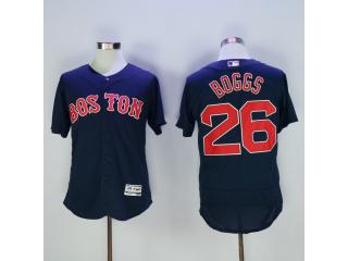Boston Red Sox 26 Wade Boggs Flexbase Baseball Jersey Navy Blue