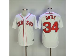 Boston Red Sox 34 David Ortiz Baseball Jersey White