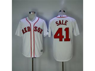 Boston Red Sox 41 Chris Sale Baseball Jersey White