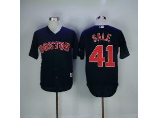 Boston Red Sox 41 Chris Sale Baseball Jersey Navy Blue
