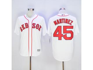Boston Red Sox 45 Pedro Martinez Baseball Jersey White