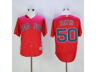 Boston Red Sox 50 Mookie Betts Baseball Jersey