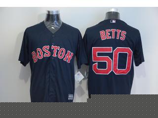 Boston Red Sox 50 Mookie Betts Baseball Jersey Navy Blue