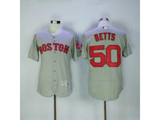 Boston Red Sox 50 Mookie Betts Flexbase Baseball Jersey Gray