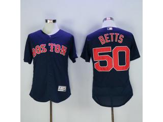 Boston Red Sox 50 Mookie Betts Flexbase Baseball Jersey Navy Blue