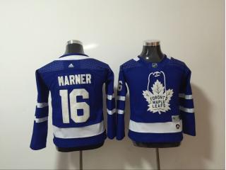 Youth Adidas Toronto Maple Leafs 16 Mitch Marner Ice Hockey Jersey Blue