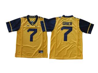 2017 New West Virginia Mountaineers 7 Will Grier Limited Football Jersey Yellow
