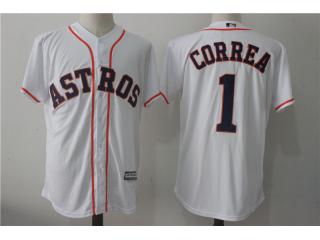Houston Astros 1 Carlos Correa Baseball Jersey White