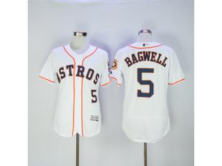 Houston Astros 5 Jeff Bagwell FlexBase Baseball Jersey White