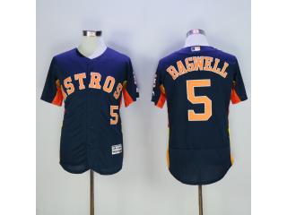 Houston Astros 5 Jeff Bagwell FlexBase Baseball Jersey Navy Blue