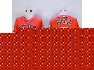 Houston Astros 7 Craig Biggio FlexBase Baseball Jersey Orange
