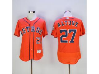 Houston Astros 27 Jose Altuve FlexBase Baseball Jersey Orange