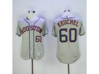Houston Astros 60 Dallas Keuchell FlexBase Baseball Jersey Gray