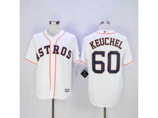 Houston Astros 60 Dallas Keuchell Baseball Jersey White