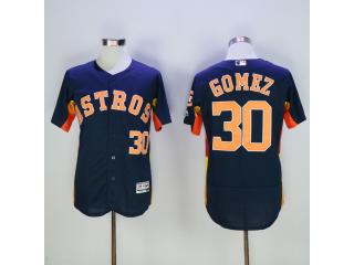 Houston Astros 30 Carlos Gomez FlexBase Baseball Jersey Navy Blue