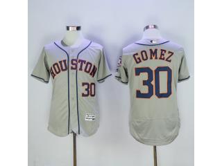 Houston Astros 30 Carlos Gomez FlexBase Baseball Jersey Gray