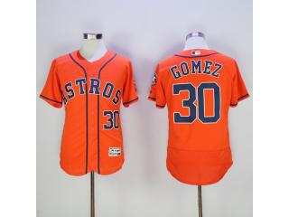Houston Astros 30 Carlos Gomez FlexBase Baseball Jersey Orange
