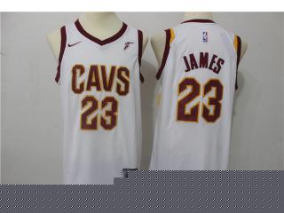 2017-2018 Nike Cleveland Cavaliers 23 LeBron James Basketball Jersey White Fan Edition