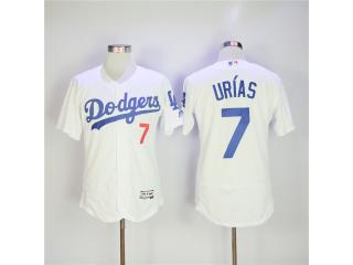 Los Angeles Dodgers 7 Julio Urias Flexbase Baseball Jersey White