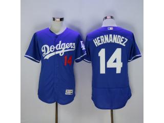 Los Angeles Dodgers 14 Enrique Hernandez Baseball Jersey Blue