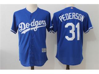 Los Angeles Dodgers 31 Joc Pederson Baseball Jersey Blue