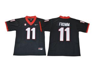 2017 New Georgia Bulldogs 11 Jake Fromm Limited College Football Jersey Black