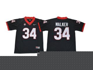 2017 New Georgia Bulldogs 34 Herchel Walker Limited College Football Jersey Black