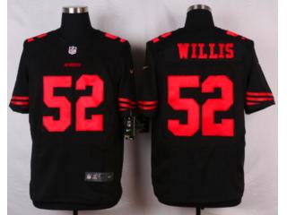 San Francisco 49ers 52 Patrick Willis Elite Football Jersey Black