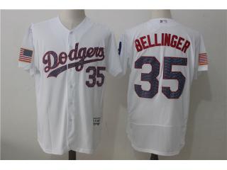 Los Angeles Dodgers 35 Cody Bellinger Flexbase Baseball Jersey White star
